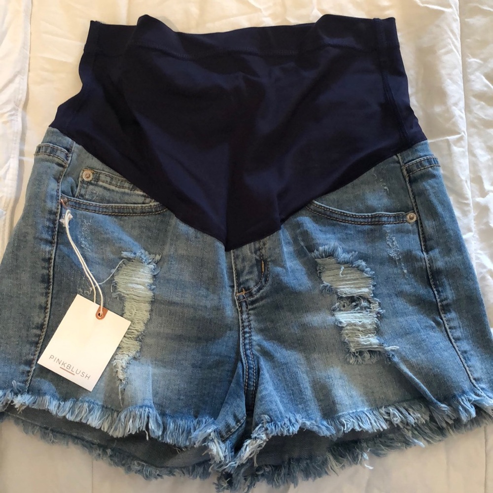 Maternity Denim Shorts